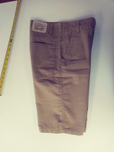 Levi's Tan Beige Khaki Jean Shorts Boy's Size 16 Reg - Picture 5 of 10