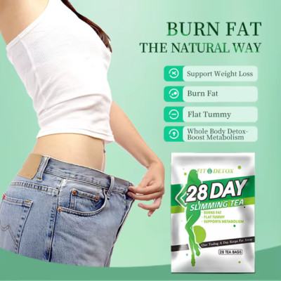 28 Day Slimming Energy Boost Burn Fat  Gut Cleanser Weight Loss Herbal Tea Detox