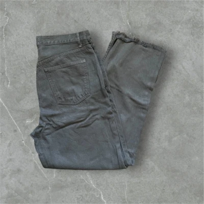 Jean gris baggy Zara taille 40 M Y2K femme - Photo 1/4