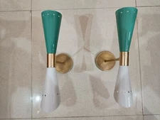 1950's Mid Century Modern Italian Wall Sconce Wall Fixture Lamps Beautiful gift