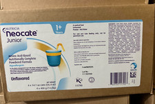Neocate unflavored Jr powder 8 cans total