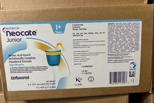 Neocate unflavored Jr powder 8 cans total