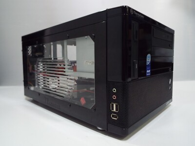 Thermaltake LANBOX Lite VF6000 SFF Computer case acrylic side panel LED Retoro