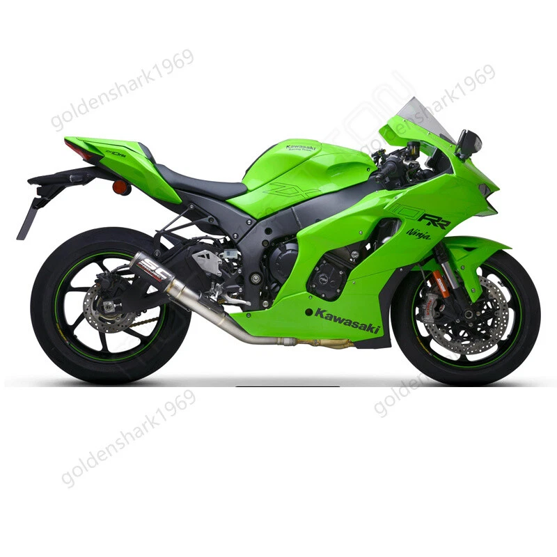 Глушители глушители из углеродного волокна для выхлопной трубы Kawasaki Ninja ZX10R 2008-2020 - Изображение 2 из 4