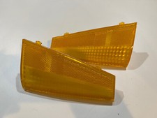 1980-1981 El Camino Malibu Front Side Marker Turn Light Lamp Lens Pair