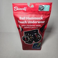 NEW Shinesty Ball Hammock Boxer Brief Underwear, The Tool Belt 2XL Black Tools