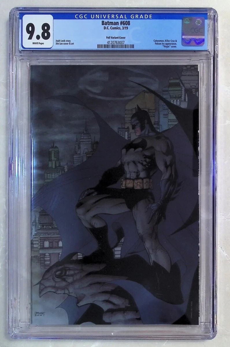 Batman #608 CGC 9.8 Jim Lee Art/Cover Virgin Foil Variant Fan Expo
