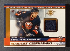 2001-02 Pacific Vanguard Double-Sided Jerseys #18 Mariusz Czerkawski Shawn Bates