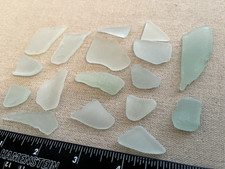 SF424 Genuine Surf Tumbled Sea Foam Sea Glass/Sea Foam Frosted Beach Glass