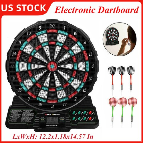 Sports Electronic Dart Board Sets Soft Tip Electric Dartboard With 6
