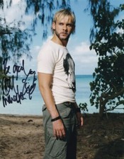DOMINIC MONAGHAN signed Autogramm 20x25cm LOST in Person autograph COA