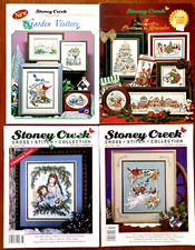 4 Stoney Creek Cross Stitch Collection Magazines Christmas Spring '93 '94