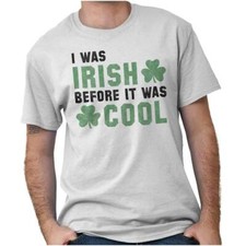Cool Irish St Patrick's Day Funny Drinking Womens or Mens Crewneck T Shirt Tee