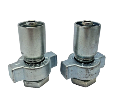 #ad Lot of 2 Campbell Fittings Viton Seal Hose Stem 3 4quot; amp; 1quot; UCF 3 $69.50