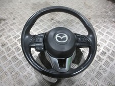 2013 MAZDA CX-5 2.2d SE-L Nav MK1 5DR LEATHER STEERING WHEEL (WORN)