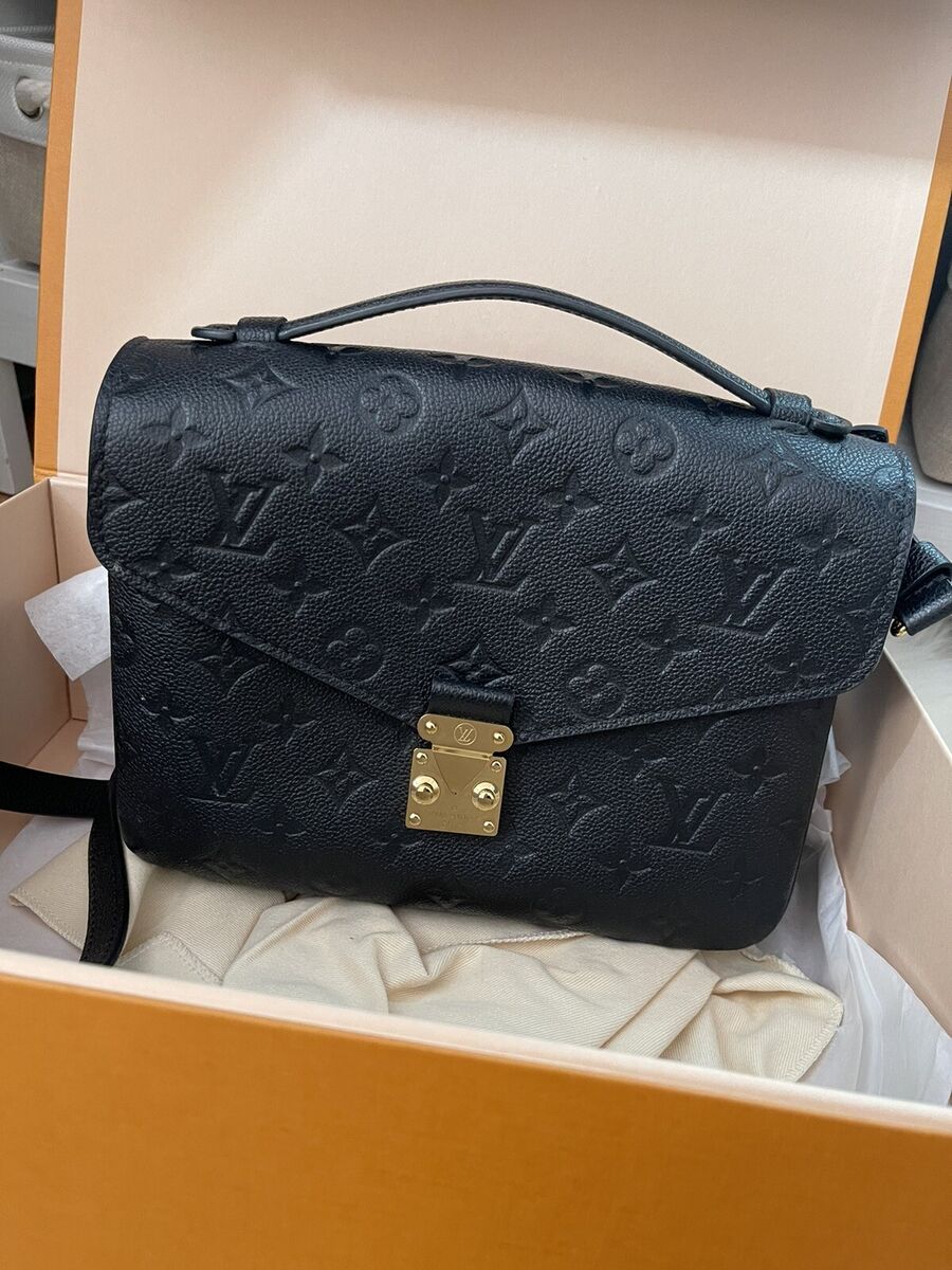 海外限定品【LOUIS VUITTON】pochette・エクソン black calfskin Louis Vuitton Metis Pochette Noir. Black. Shoulder bag | eBay
