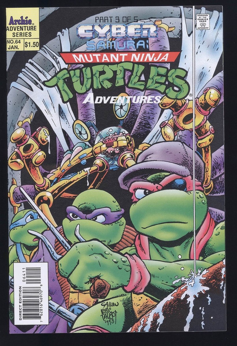 TEENAGE MUTANT NINJA TURTLES ADVENTURES #64 TMNT NM CYBER SAMURAI