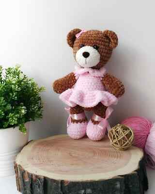 HÄKELANLEITUNG für schönen Plüschbären Spielzeug Amigurumi