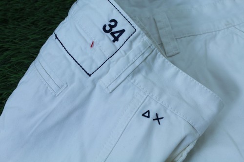 SUN 68 WHITE BERMUDA PANTS MENS SIZE 34 - Picture 2 of 4