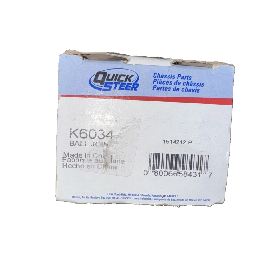 Quick Steer K6034 - Front Upper Ball Joint - Image 3 of 4