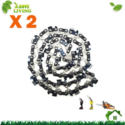 2 x Chainsaw Chains 56DL 3/8 LP .050 For 16'' Homelite CSP3316