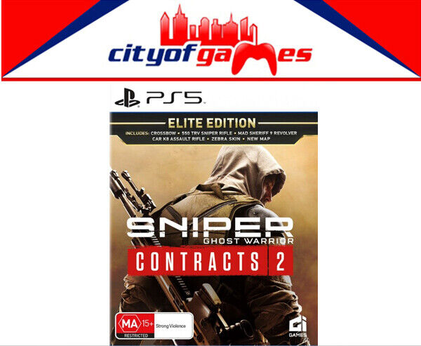 PS5 - Sniper Ghost Warrior Contracts 2 Elite Edition PlayStation 5 W/ Case  #111