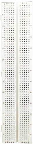 Solderless Breadboard - 6.5" x 1.4" - 630 Contact Points - Picture 2 of 4