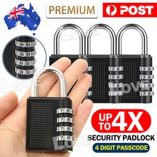 Combination-Lock 4 Digit Outdoor Waterproof Padlock,Gate,Locker,Hasp Number Lock