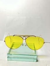 Vtg Bausch Lomb Ray Ban Aviator Sunglasses 1/10 12k GF Shooting Kalichrome A