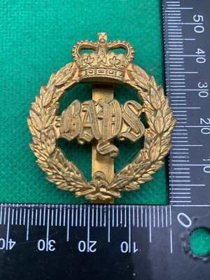 2nd Queen's Bays Dragoon Guards Original Mützenabzeichen Queen's Crown