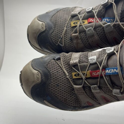 Salomon XA Pro 3D Trail Running Shoes 873164 Red Hiking Sneakers Mens Size 11 - Picture 4 of 7