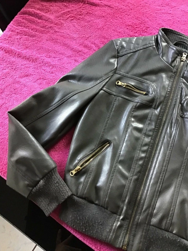 Beverly Hills Polo Club Niñas Chaqueta Gris Talla 14 Foto 2 de 4