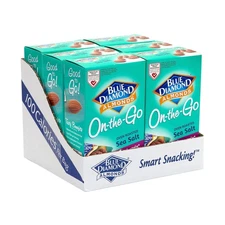 Nut And Seed 0.6 Ounce Snack Pack 7 Count Oven Roasted Almonds Sea Salt 6 Pack