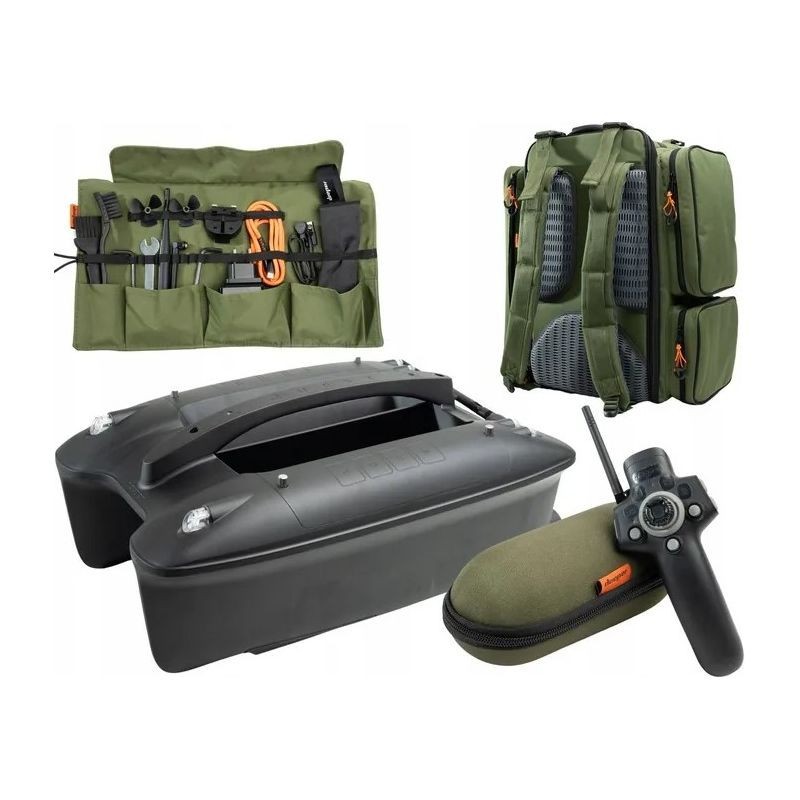 Deeper Quest Baitboat Futterboot WIFI GPS Sonar Chirp+ 3 Echolot inkl. Rucksack