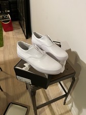 Dylan Rieder Huf Slip Ons Talla 13 Dylan Gravis Esmoquin Blanco Brillo Y Blanco