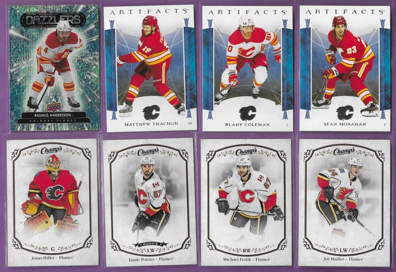 🏒 Calgary Flames NHL Card Lot (26 Cards) – Tkachuk, Monahan, Rookies & Inserts