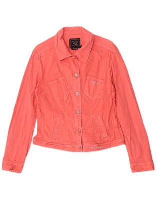 Paul & Shark Yachting Damen-Jeansjacke UK 10 Small pink AX10