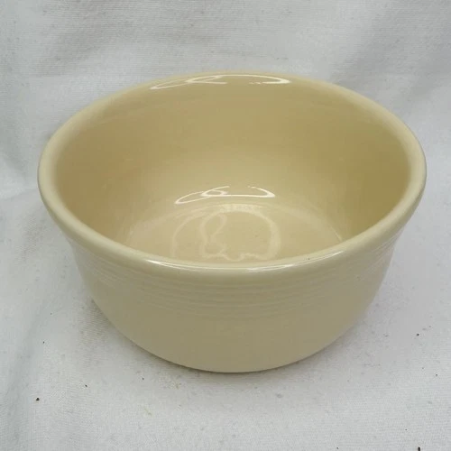 Fiestaware Fiesta Homer Laughlin Retro Ceramic Ivory 6" Gusto Chowder Bowl