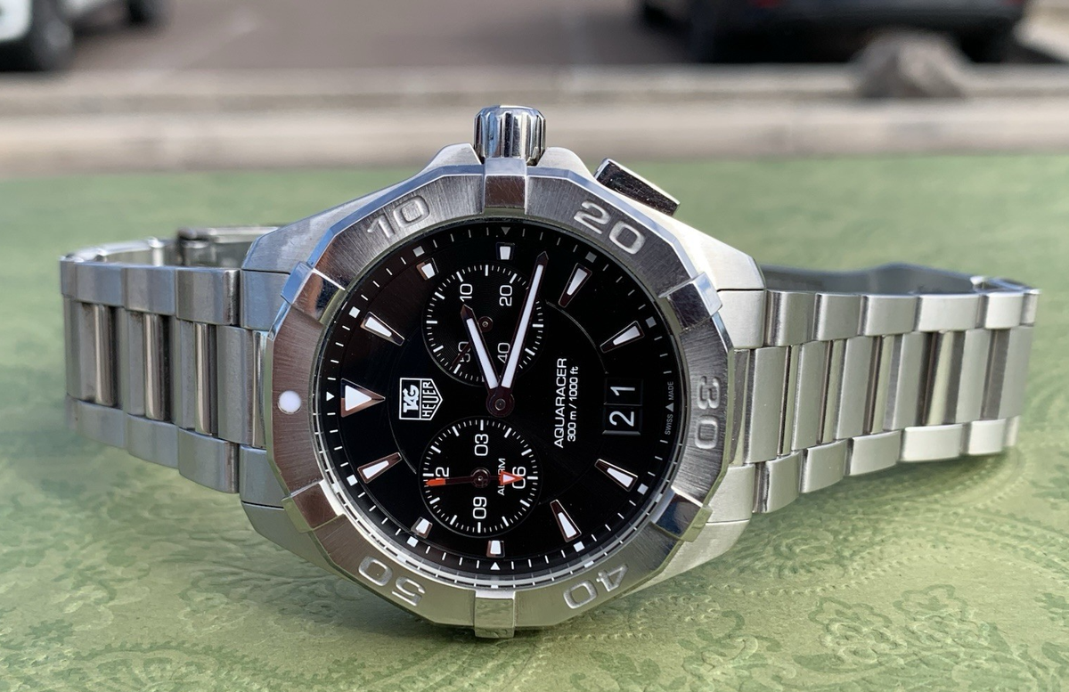 TAG Heuer Aquaracer Men's Black Watch for sale