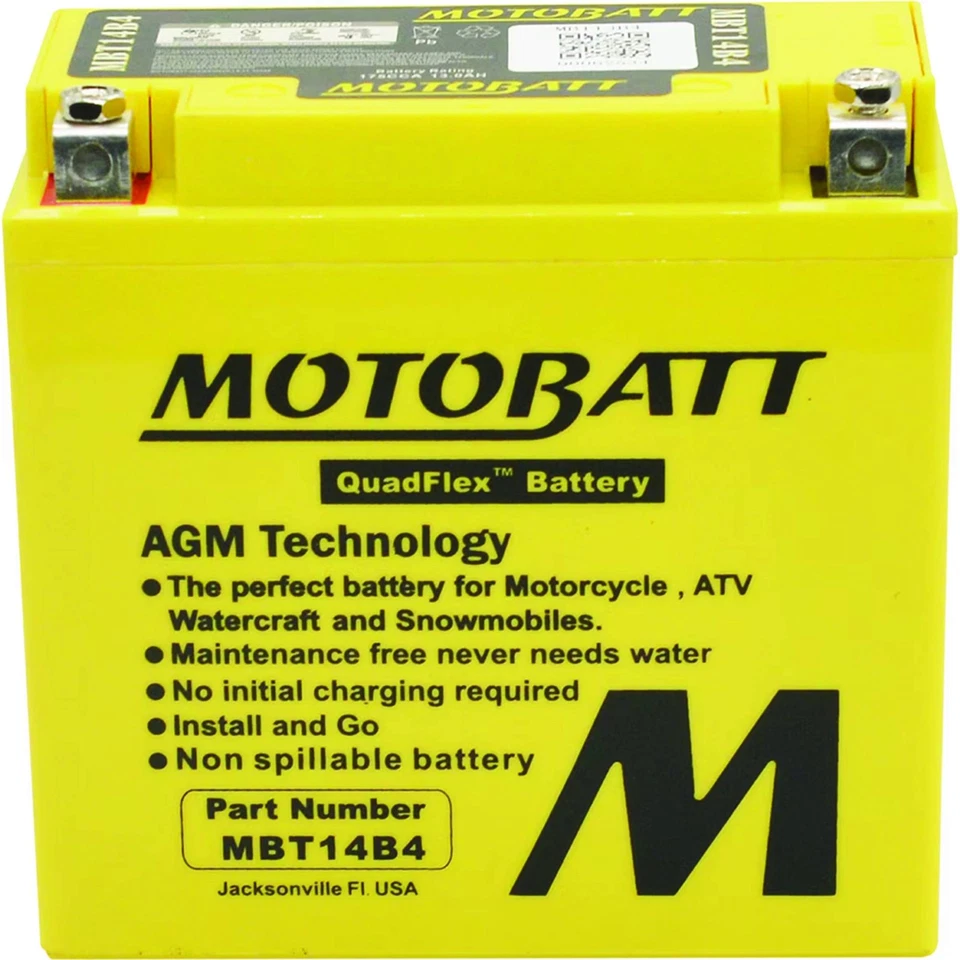 Batería Motobatt para Yamaha FZS1000 FZ1 1000cc 01-05 Foto 2 de 4