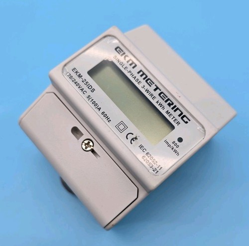 EKM Electric kWh Watthour Meter 120 or 240V 100A EKM-251DS Easy install!