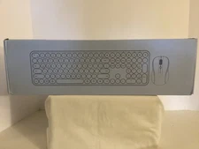 Retro Stylish 2.4G Wireless Keyboard & Mouse Combo. New.