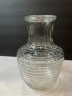 Anchor Hocking Vintage Glass Beehive Carafe with Lid 8” Clear Glass 64oz MCM