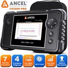 ANCEL FX2000 PRO OBD2 Scanner ABS SRS TCM PCM...