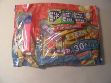 PEZ Candy Rolls 30-Count Bag with Pink Blue Bee Dispenser Sealed