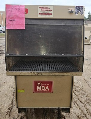 MBA Tornado Downdraft Workstation - 2 HP Dust Collection Table - 460V 3PH
