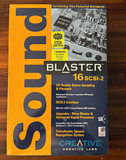 Creative Sound Blaster 16 SCSI-2 ISA Card 1779 NOS Factory Sealed