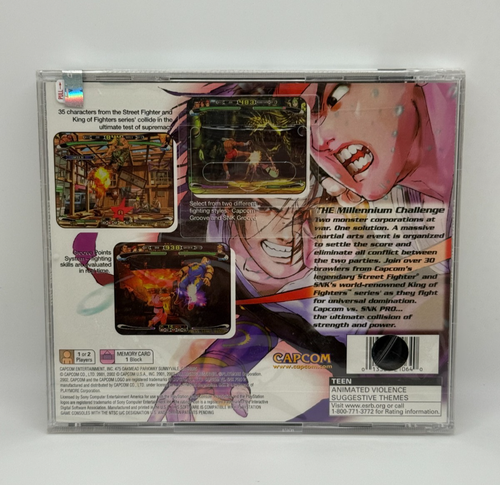Capcom vs. SNK Pro (PlayStation PS1 2002) - New Sealed USA Version - Picture 7 of 9