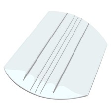 Megaware 20108 Keelguard 8' L White Keel Protector