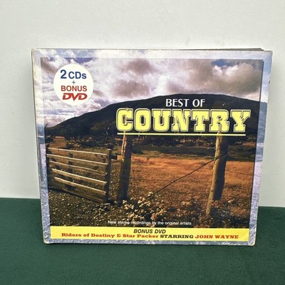 Best of Country - 2 Cds & Bonus John Wayne DVD RIDERS OF DESTINY 2004